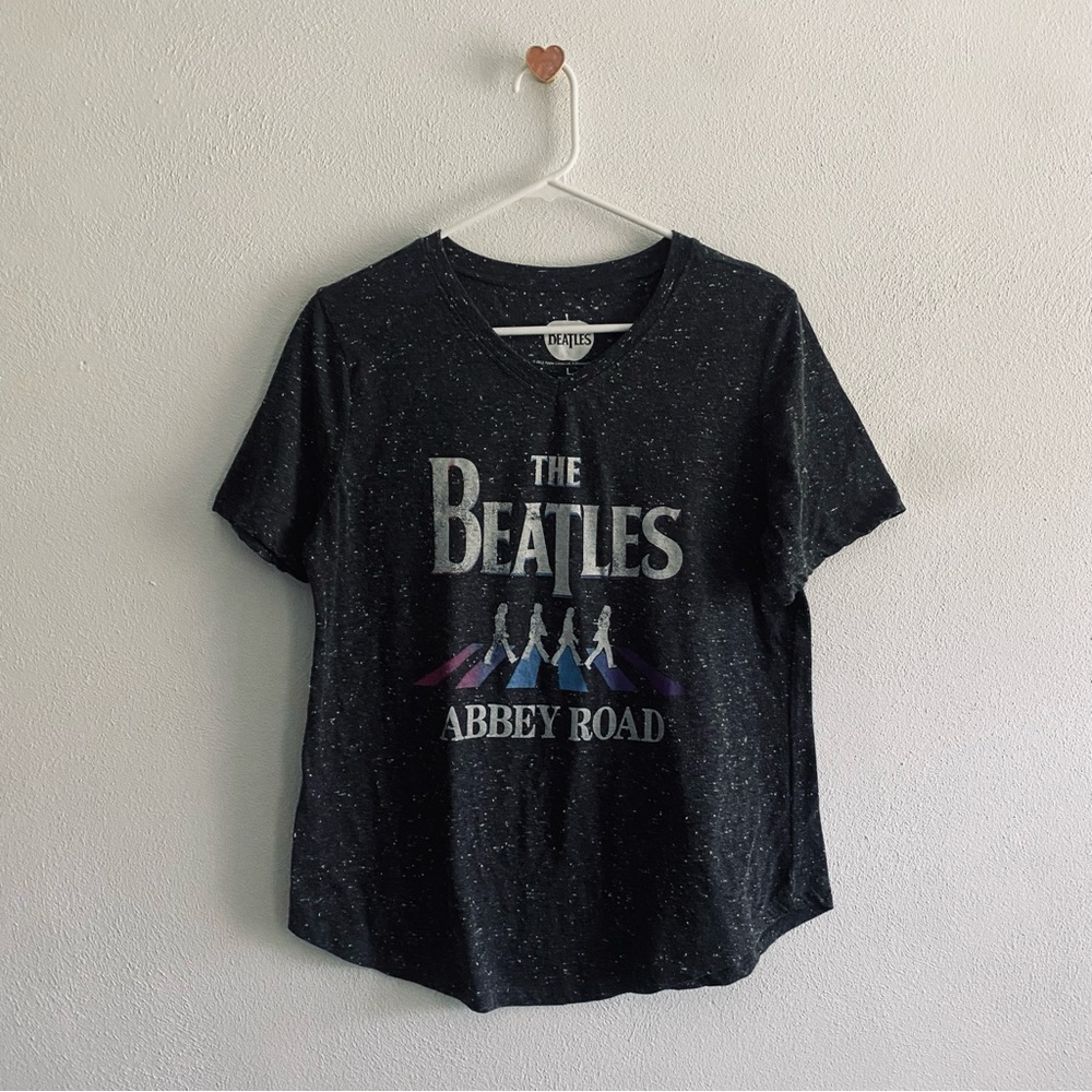 The Beatles Abbey Road Dark Gray Graphic T-Shirt